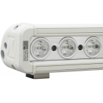 12" XMITTER LOW PROFILE PRIME WHITE NINE 3-WATT LED'S 10 DEGREE NARROW BEAM